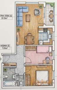 PRODAJA TROSOBNOG STANA  U IZGRADNJI-TELEP